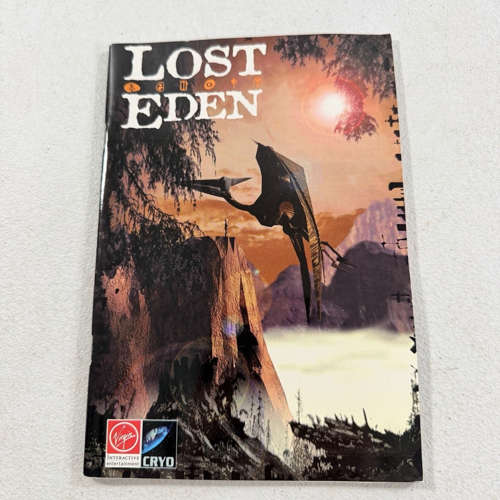 Lost‎ Eden Big Box PC Game MANUAL ONLY 1994 Cryo Virgin Interactive